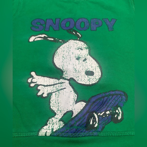 Snoopy kids Sweatshirt Green. size US 2-4 - Picture 2 of 5